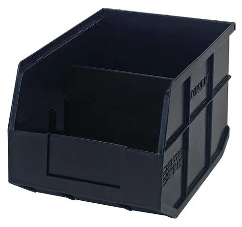 Quantum SSB423 Stackable Shelf Bins, 8.25" x 12" x 7"