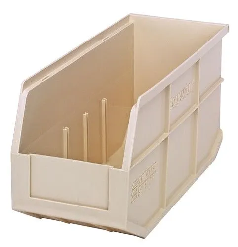 Quantum SSB441 Stackable Shelf Bins, 6" x 14" x 7"