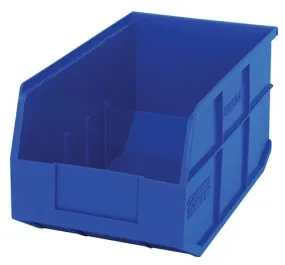 Quantum SSB443 Stackable Shelf Bins, 8.25" x 14" x 7"