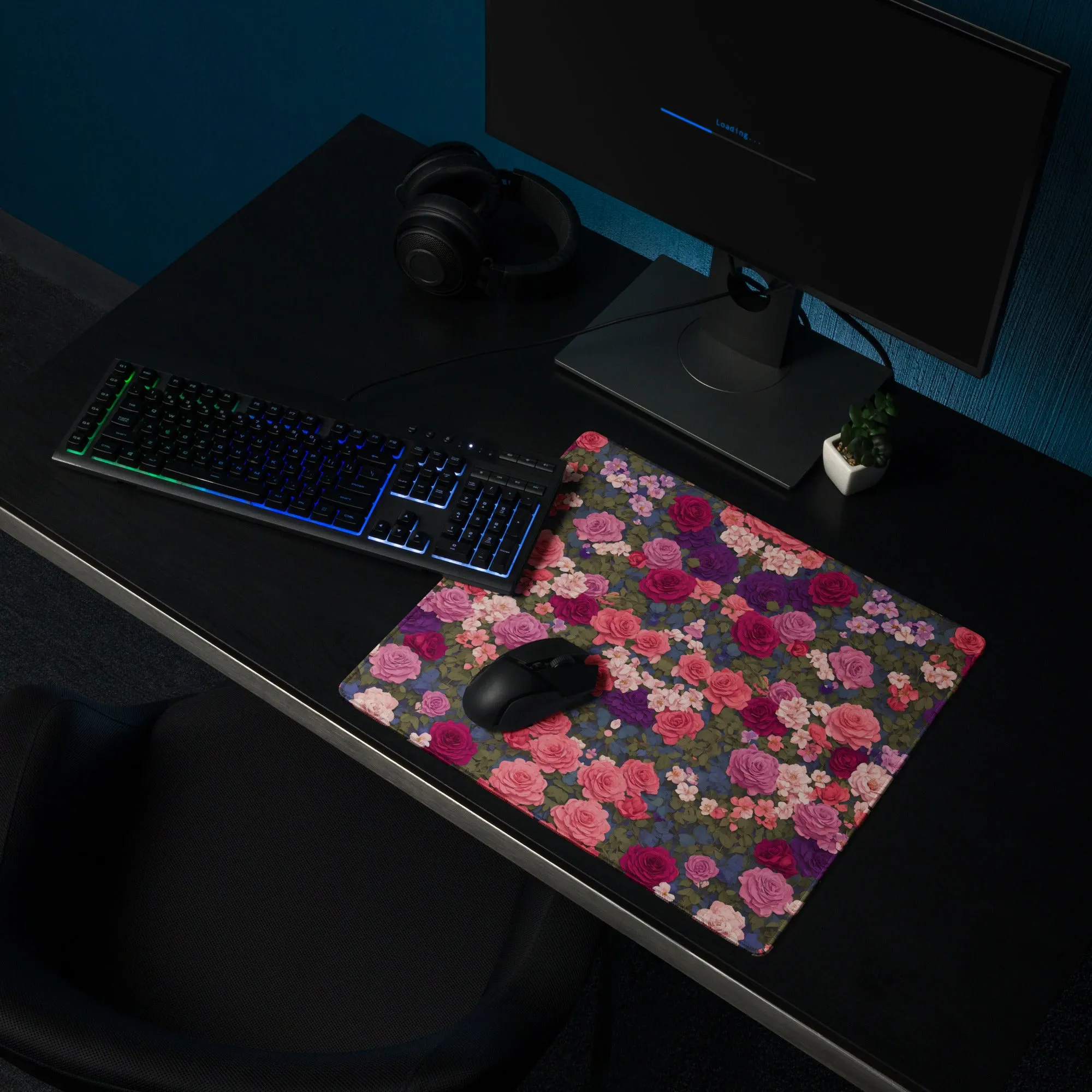 Rampant Rose : Gaming mouse pad