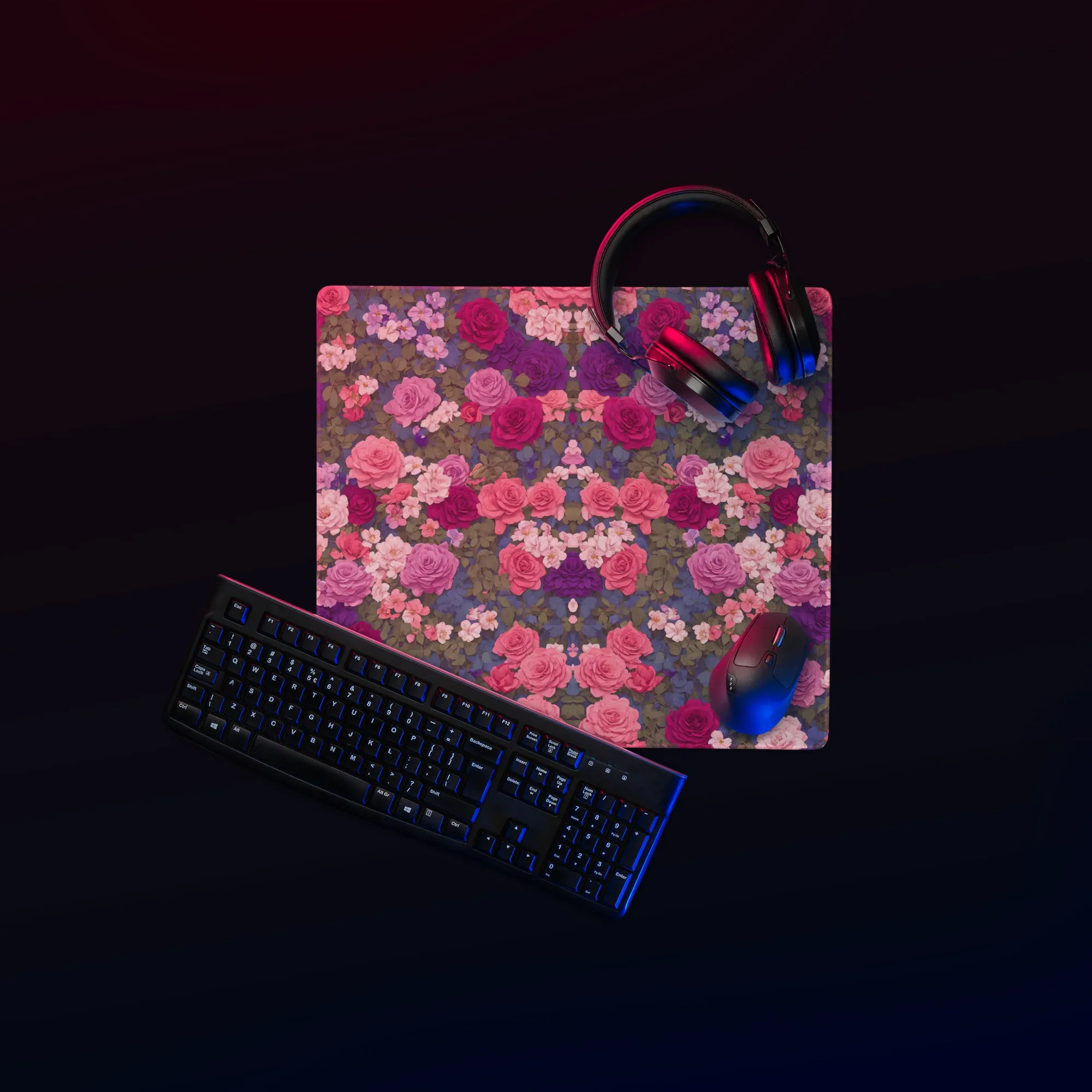 Rampant Rose : Gaming mouse pad