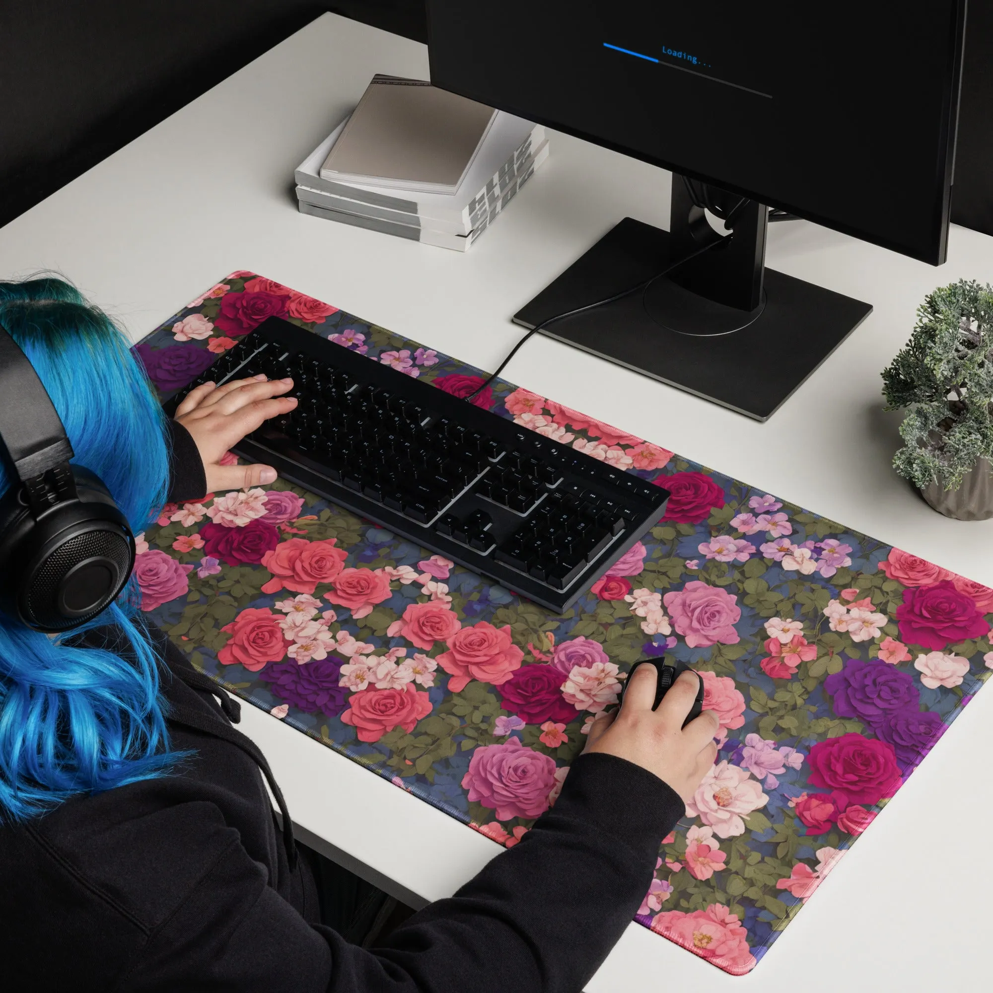 Rampant Rose : Gaming mouse pad