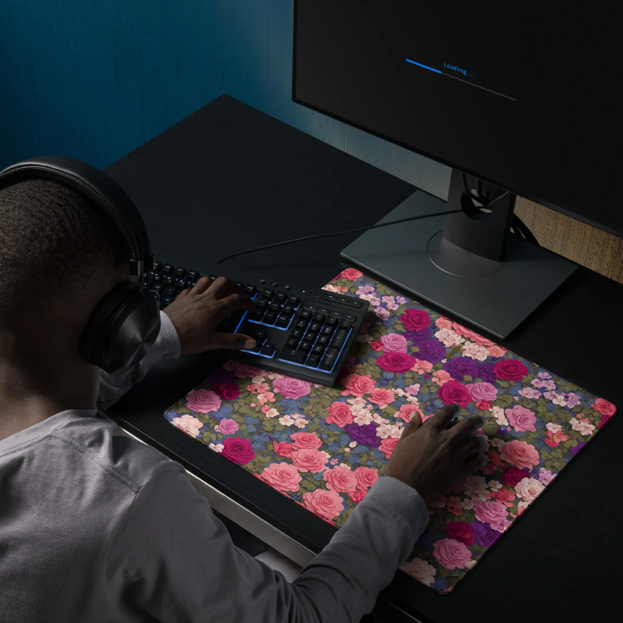 Rampant Rose : Gaming mouse pad