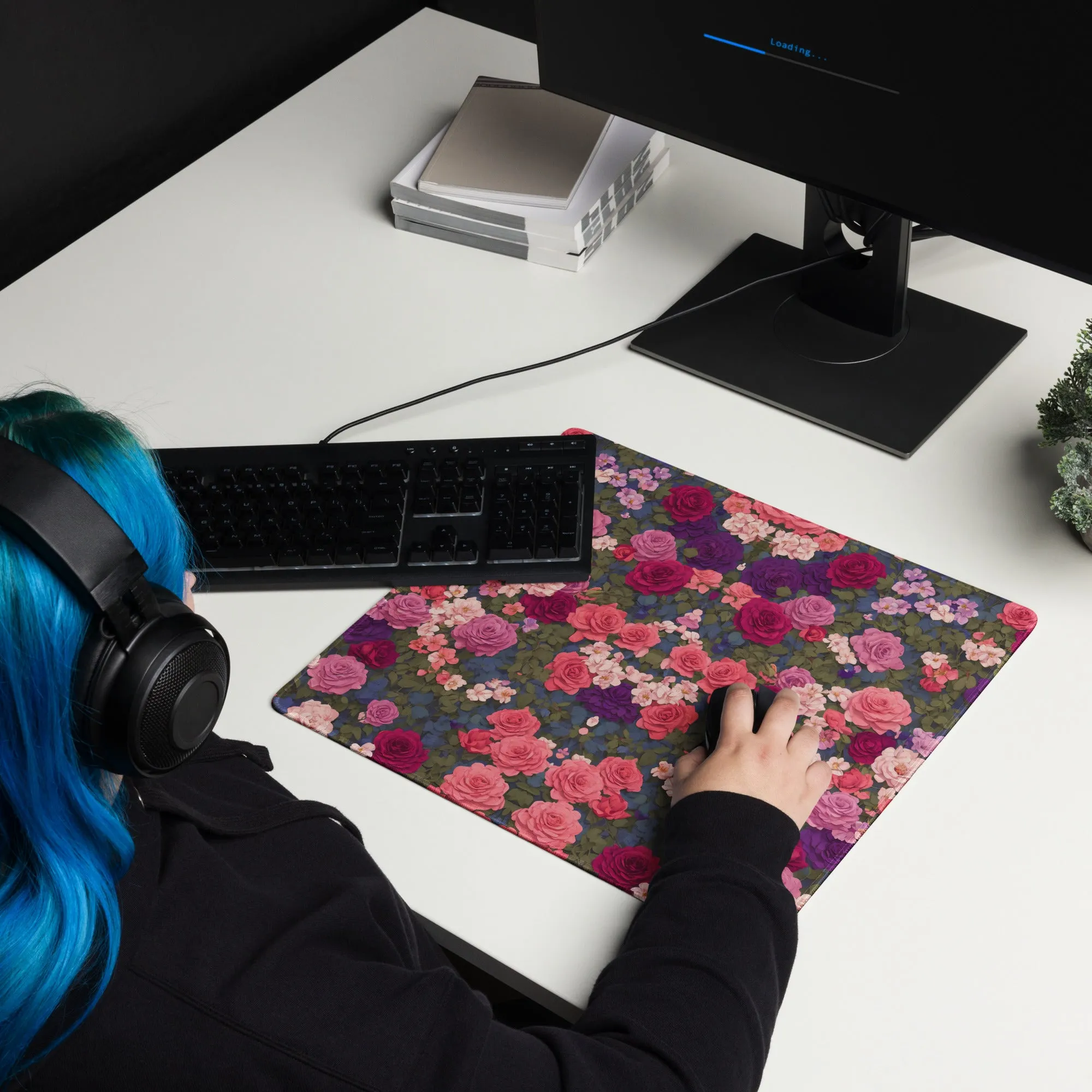Rampant Rose : Gaming mouse pad