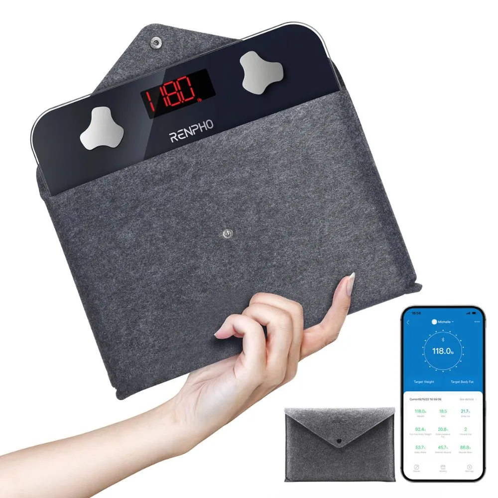 RENPHO Elis GO Smart Body Scale - Black (R-A009 - BK)