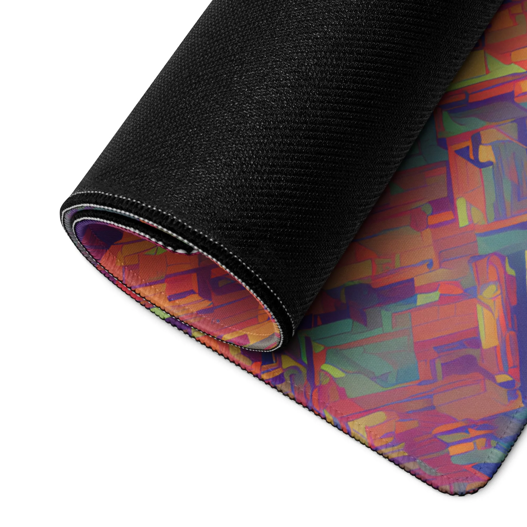 Retro Cubist : Gaming mouse pad