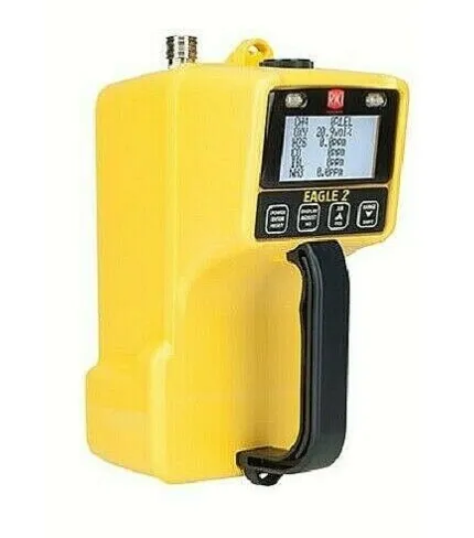 RKI Instruments 723-117-20 Eagle 2 Three Gas Monitor Hydrogen(H2) 100%Volume/O2/H2S