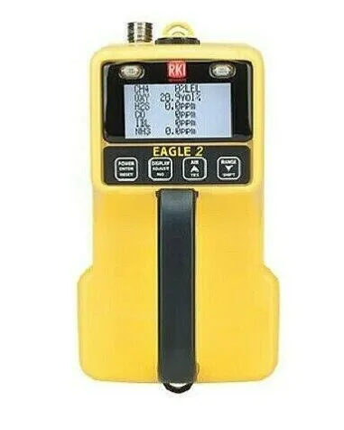 RKI Instruments 726-119-02 Eagle2 6 Gas Monitor CH4/O2/H2S/CO/CO2/SO2