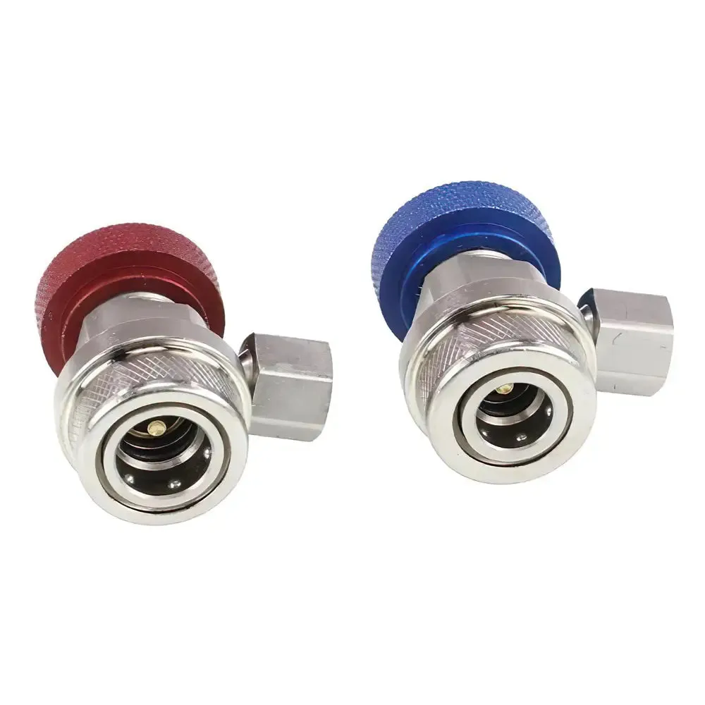 Robinair 18192 R-134A Manual Replacement Coupler Set, Red/Blue (2/Set)