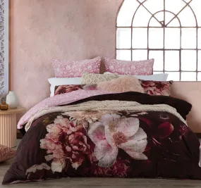 Rosetta Quilt Cover Set Plum
