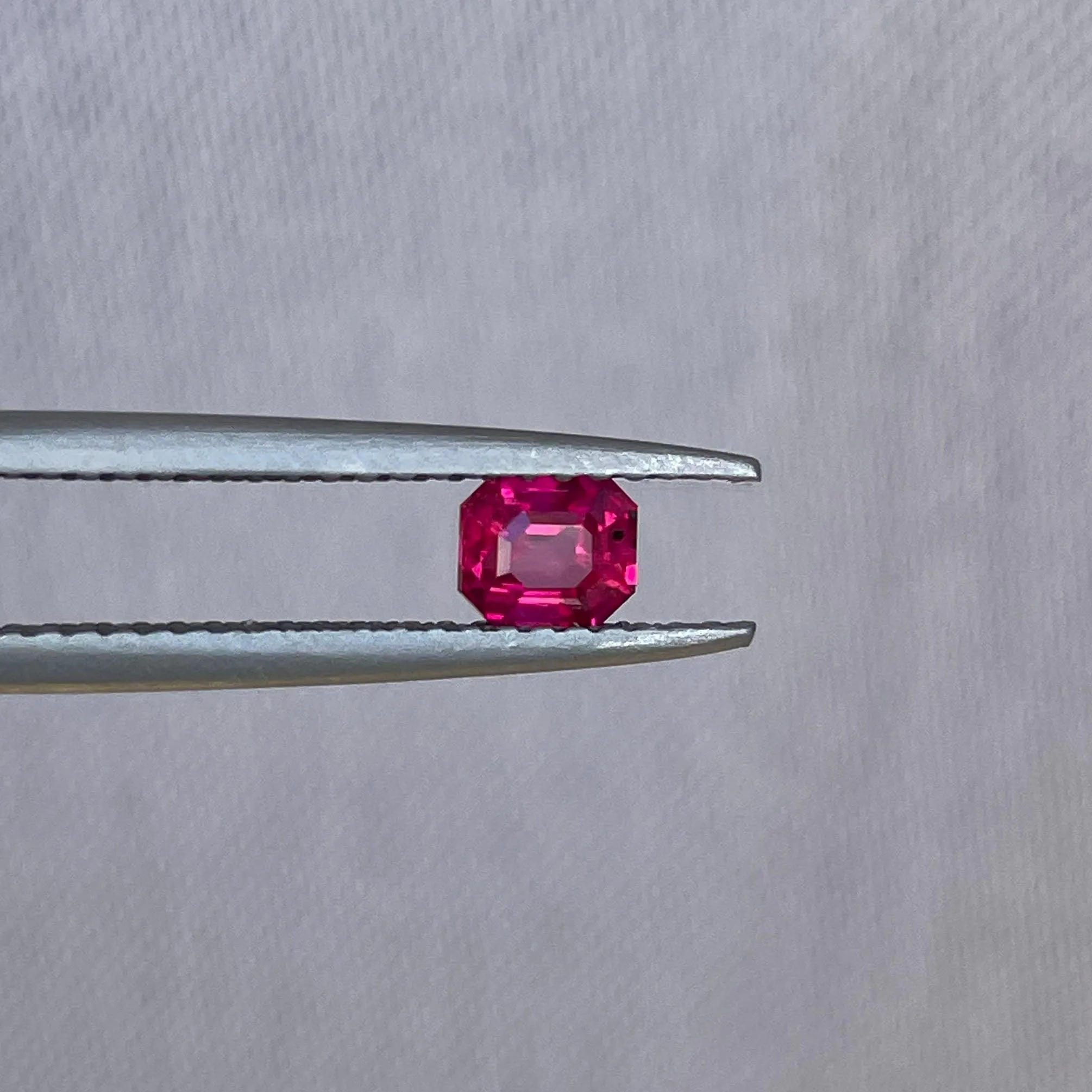 ruby stone ring in silver 0.44 Ct. Natural ruby gem stone for ring for ruby stone ring
