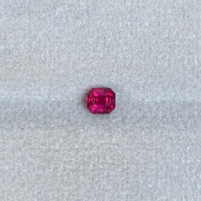 ruby stone ring in silver 0.44 Ct. Natural ruby gem stone for ring for ruby stone ring