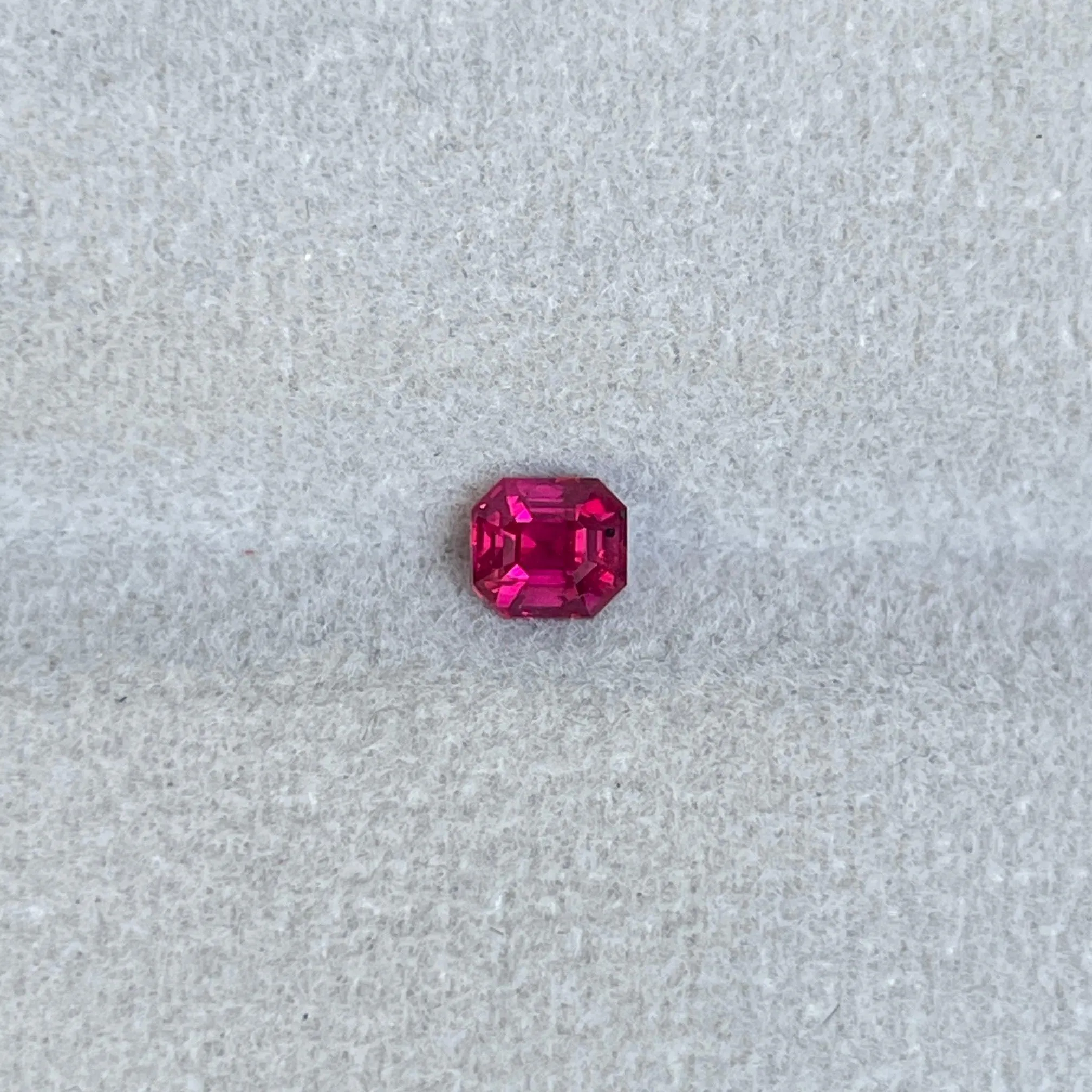 ruby stone ring in silver 0.44 Ct. Natural ruby gem stone for ring for ruby stone ring