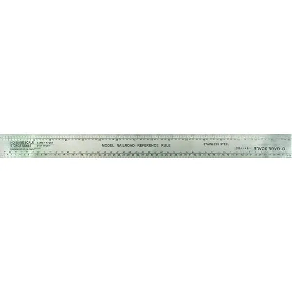Ruler - 12" Scale Model Railrodad