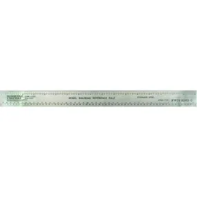 Ruler - 12" Scale Model Railrodad
