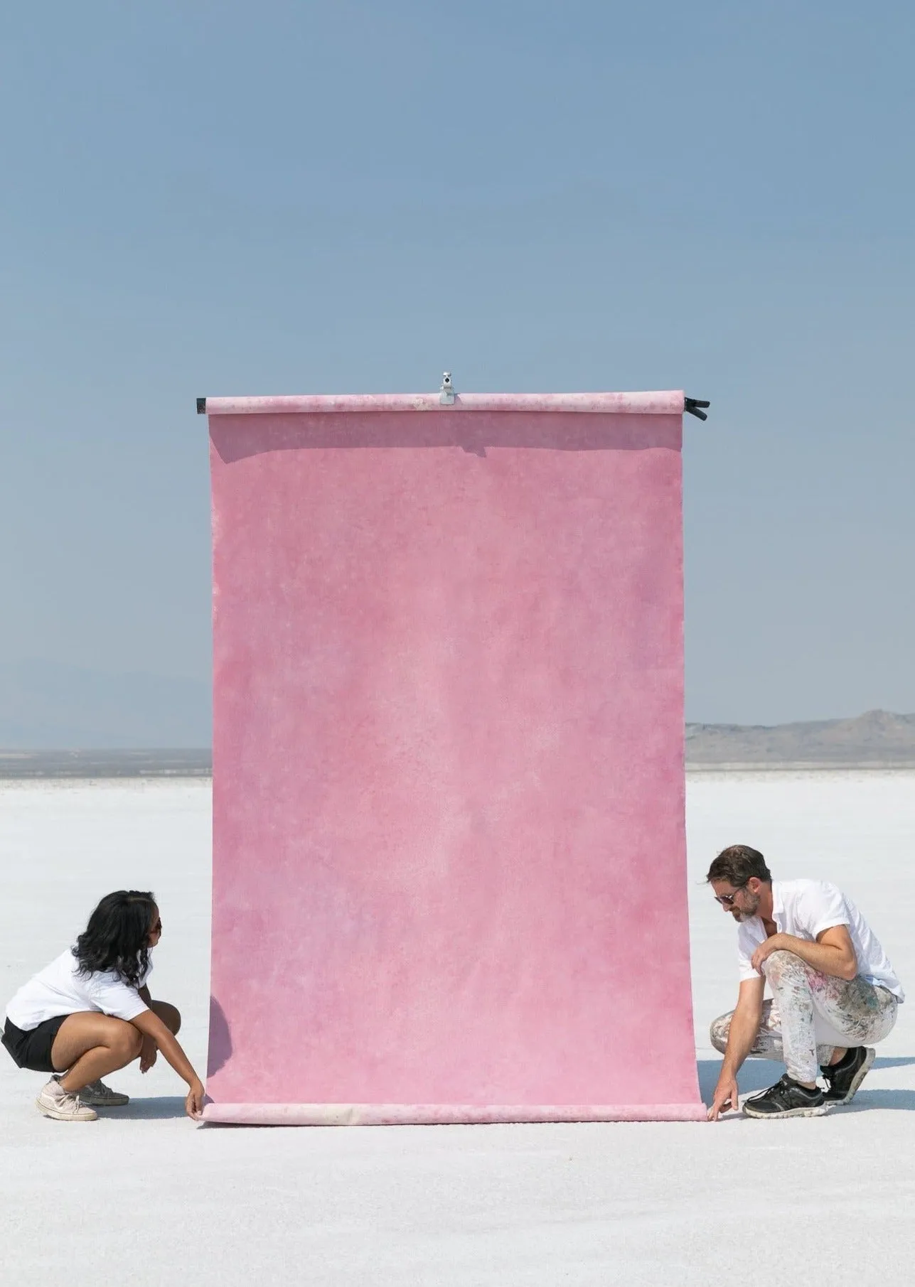 Salt Water Taffy #0238 // Large  Hand-Painted Canvas Backdrop