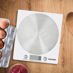 Salter White Electric Kitchen Scale