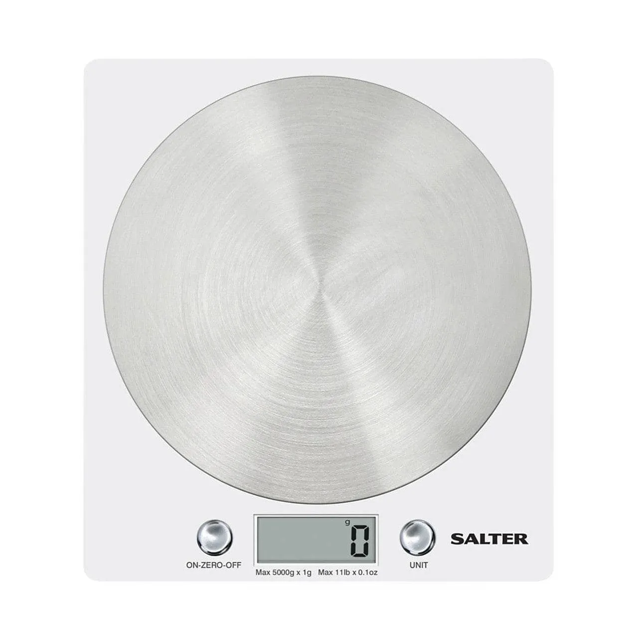 Salter White Electric Kitchen Scale