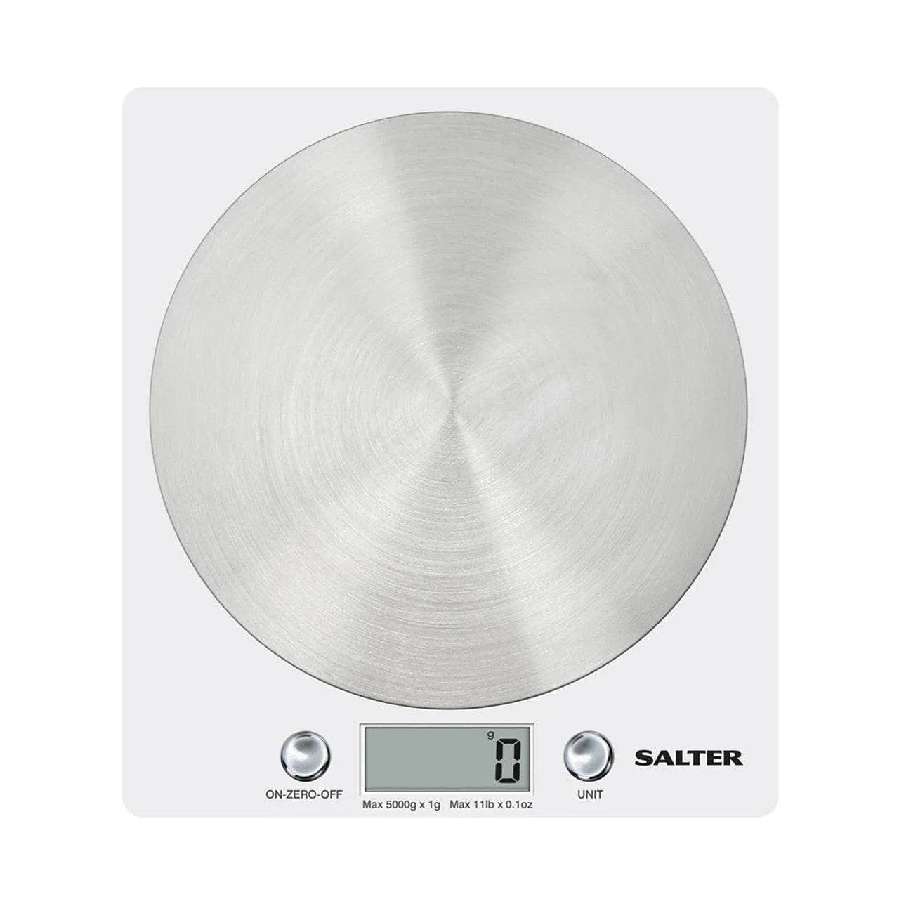 Salter White Electric Kitchen Scale