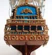 San Felipe Spanish Armada Galleon Tall Ship Small Wood Model Sailboat Assembled