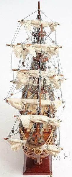 San Felipe Spanish Armada Galleon Tall Ship Small Wood Model Sailboat Assembled