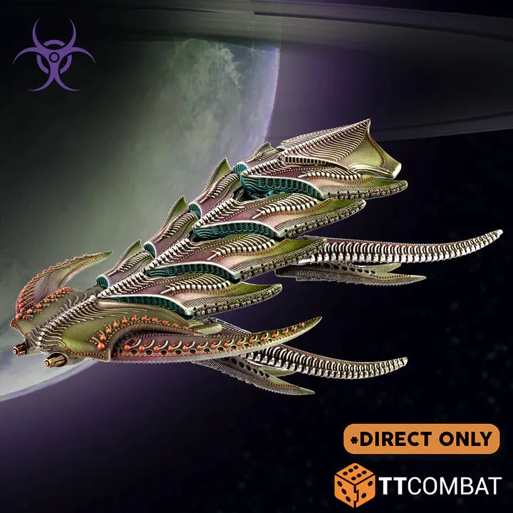 Scourge Daemon Battleship - Dropfleet Commander 2.0