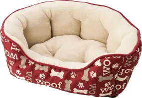 Sleep Zone Woof Scallop Shape Bed