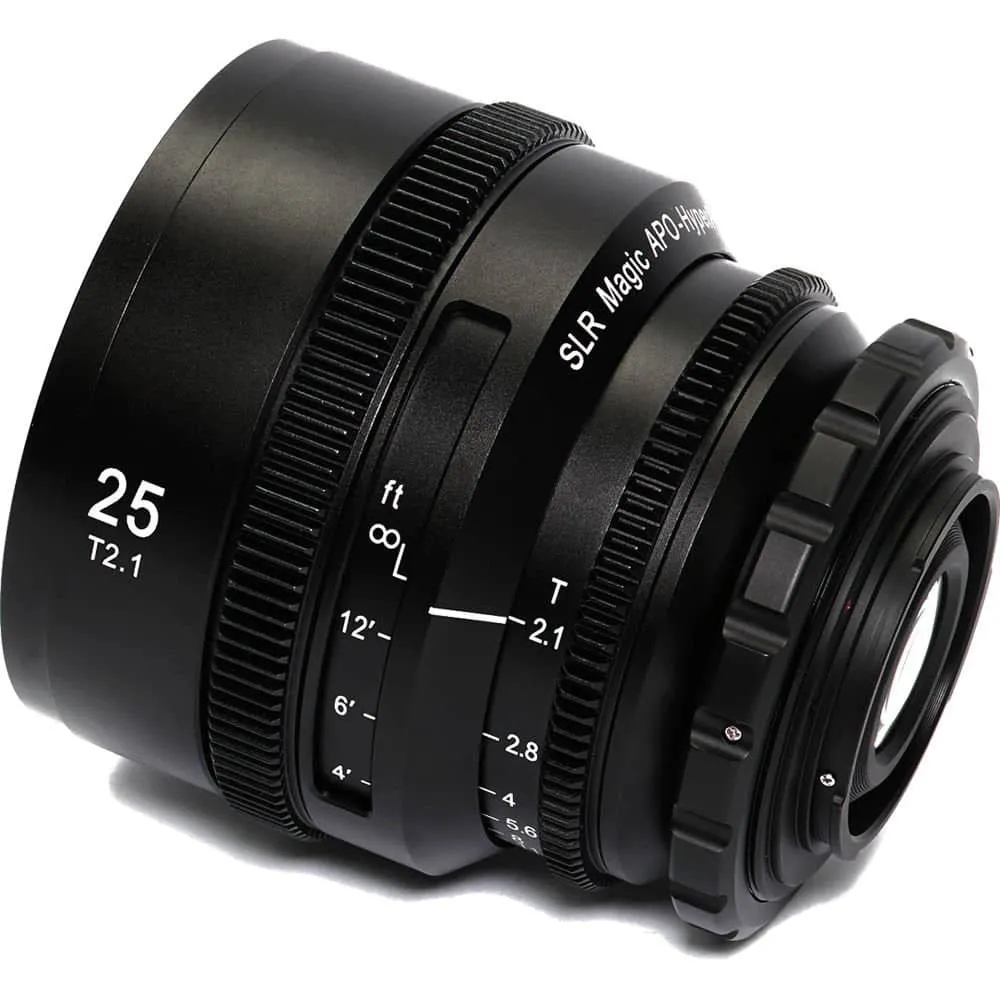 SLR Magic APO HyperPrime CINE 25mm T2.1 Lens (PL Mount with EF-Mount Adapter)