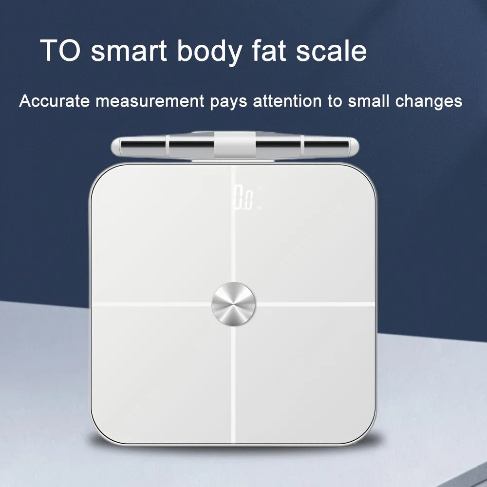 Smart Digital Body Fat Scale with Wireless, 8-Electrode Technology for Accurate Body Composition Analysis, Plastic Material, Requires 4 AAA Batteries (Not Included), Wireless Connectivity - Available on Amazon