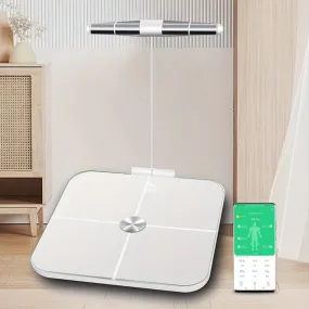 Smart Digital Body Fat Scale with Wireless, 8-Electrode Technology for Accurate Body Composition Analysis, Plastic Material, Requires 4 AAA Batteries (Not Included), Wireless Connectivity - Available on Amazon