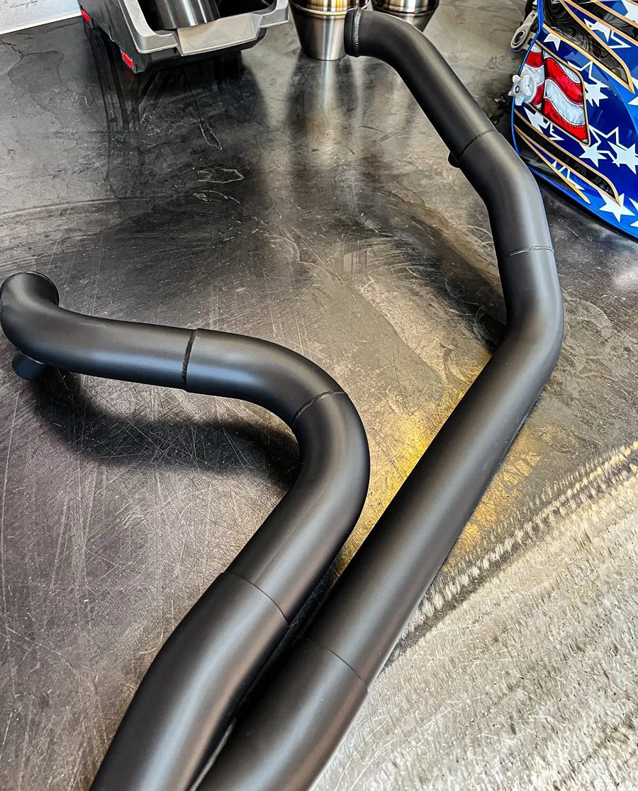 SP Concepts Lane Splitter Exhaust 06-17 Dyna (black)