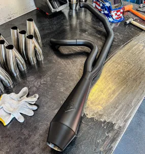 SP Concepts Lane Splitter Exhaust M8 Softail ST & Sport Glide 2018-Present (black)