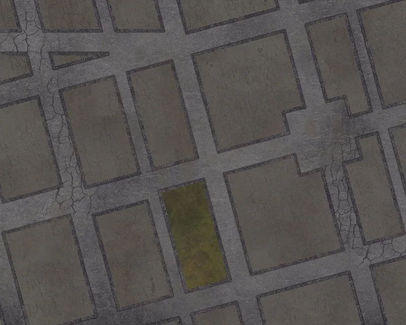 Streets of Conflict 8mm scale Tabletop Wargaming Play Mat