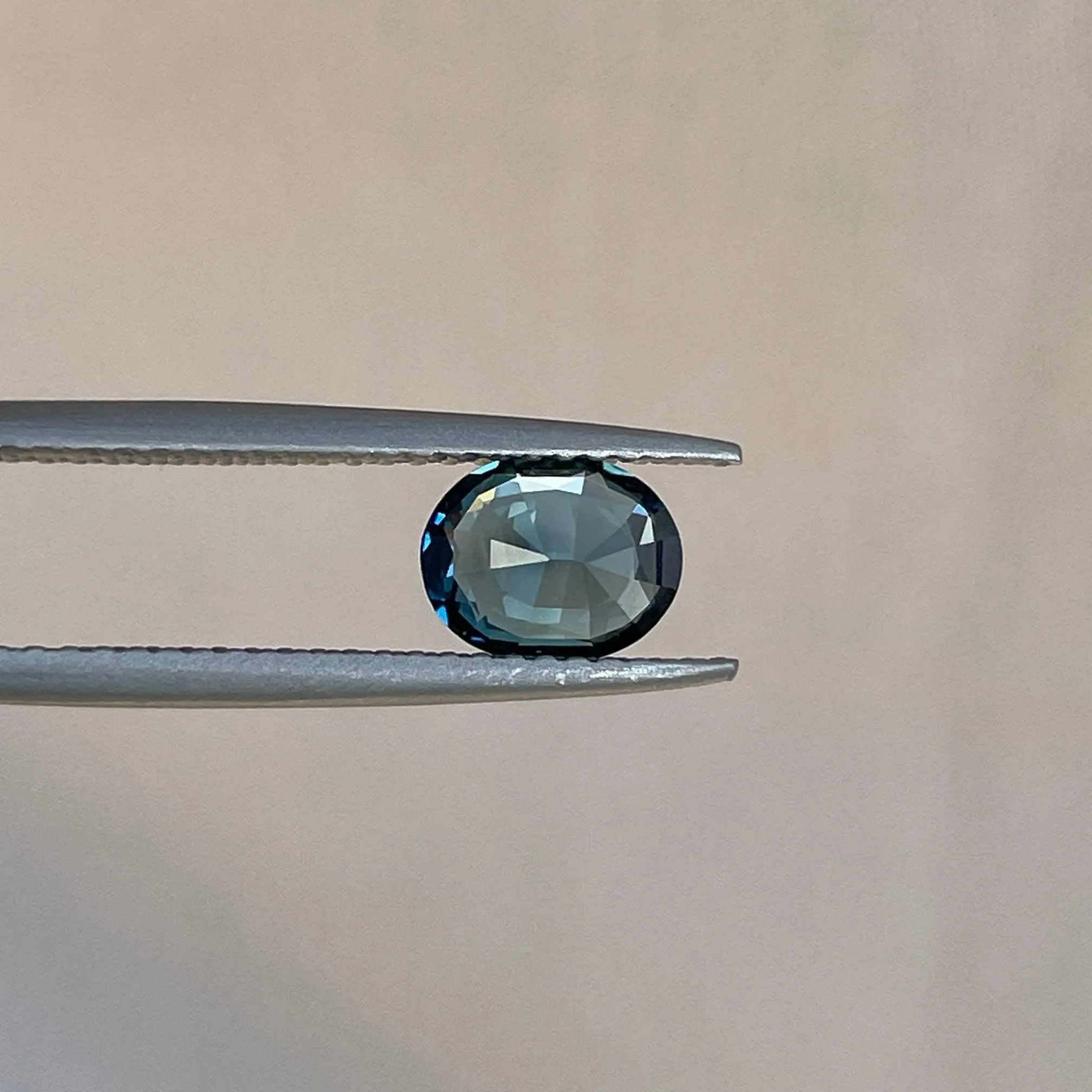Teal sapphire stone, 1.04 crt capri Natural teal sapphire. Flawless CERTIFIED Stunning Loose Gemstone