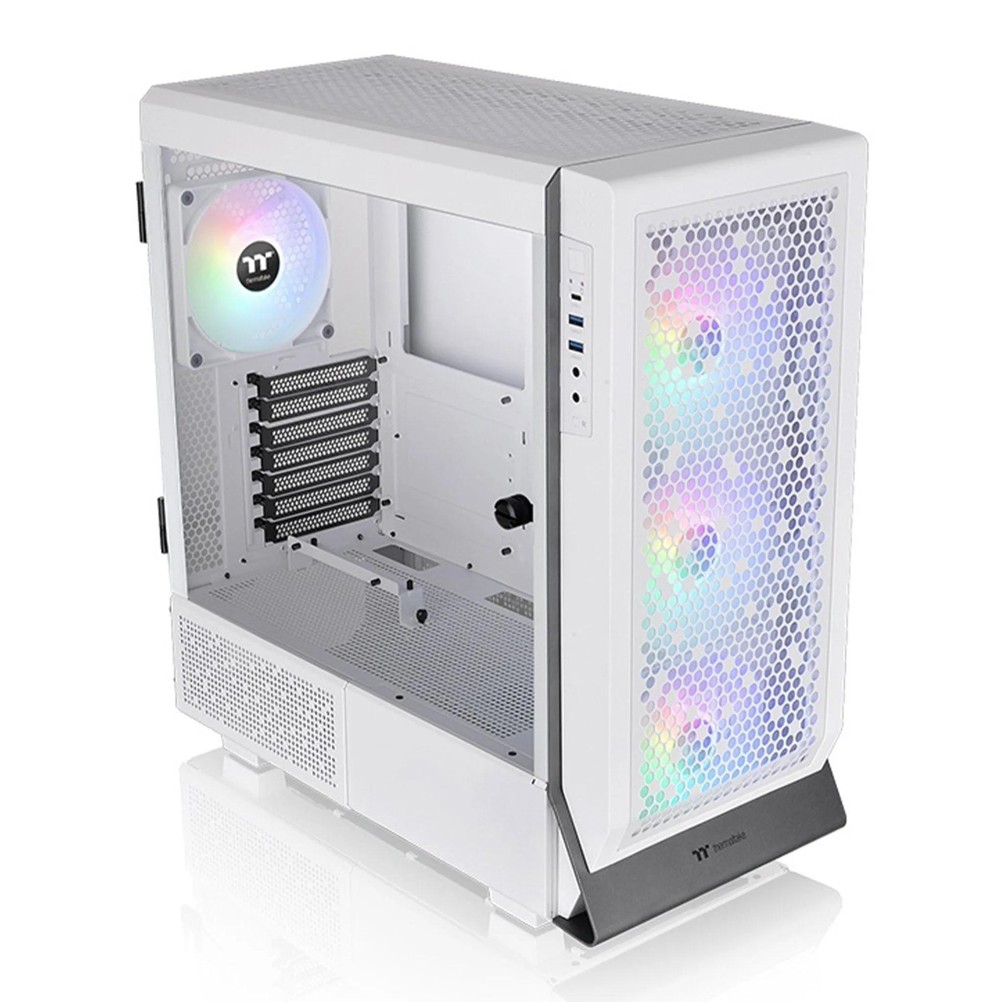 Thermaltake CA-1X5-00M6WN-00 Ceres 500 TG ARGB Snow Mid Tower Chassis