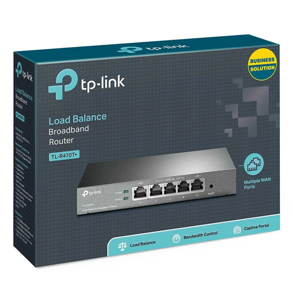 TP-Link TL-R470T  Load Balance Broadband Router 5 Port