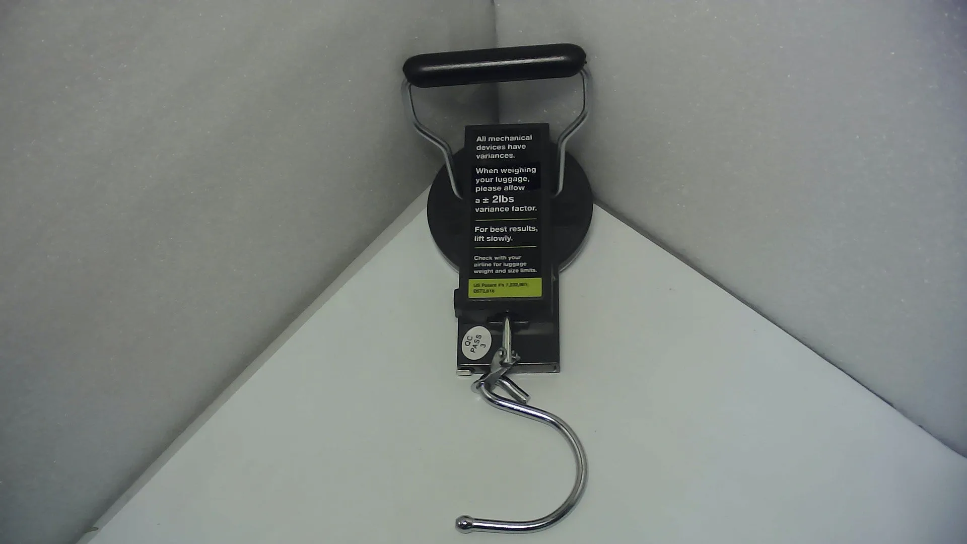 Travelon Stop & Lock Luggage Scale With Tape Measure  Black (Without Original Box)