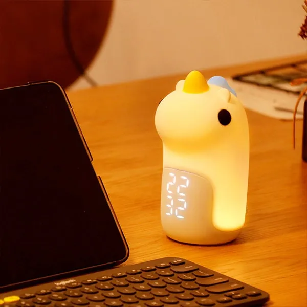 Unicorn Night Light WIth Alarm Clock