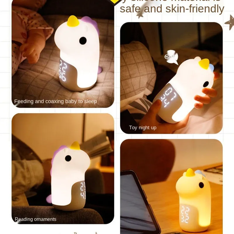 Unicorn Night Light WIth Alarm Clock