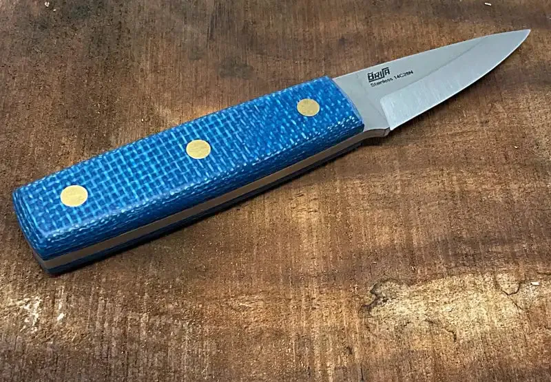 Vibe Composites- Jute Micarta- Admiral Blue