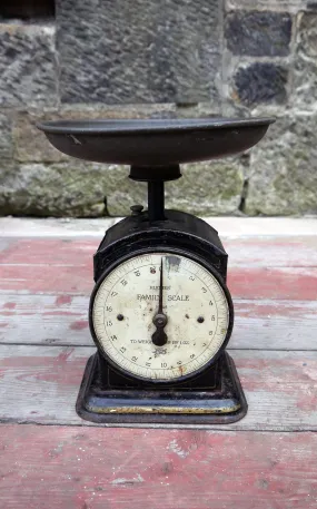 Vintage Hughes Family scales  - weighing scales .