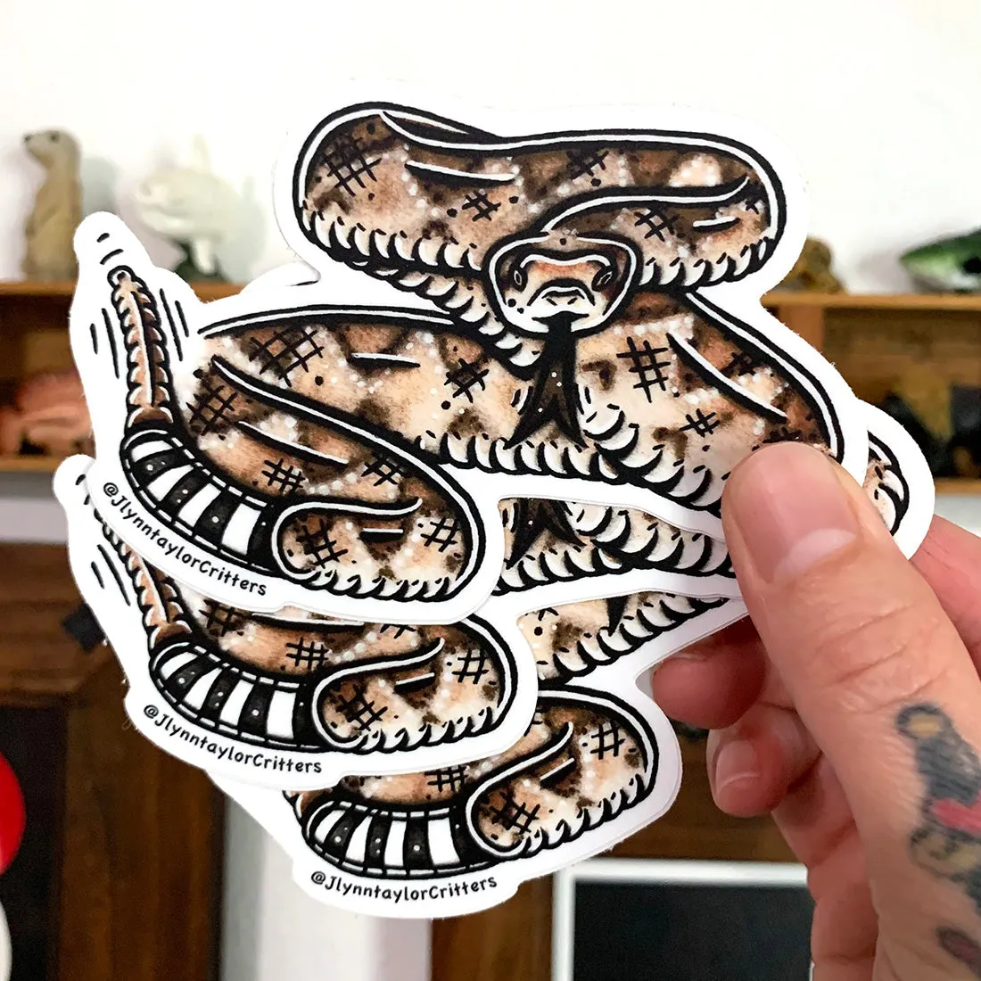 Western Diamondback Rattlesnake Sticker