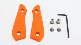White River Knife & Tool Model 1 Bolt-On Textured G10 Handle Kit - Orange