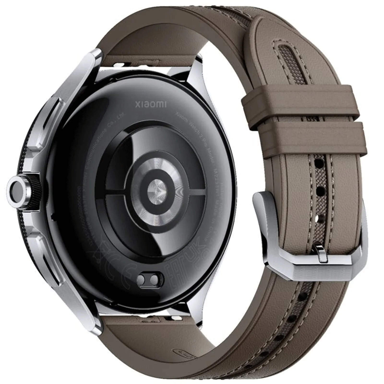 Xiaomi Watch 2 Pro (Silver/Brown Leather, Special Import)