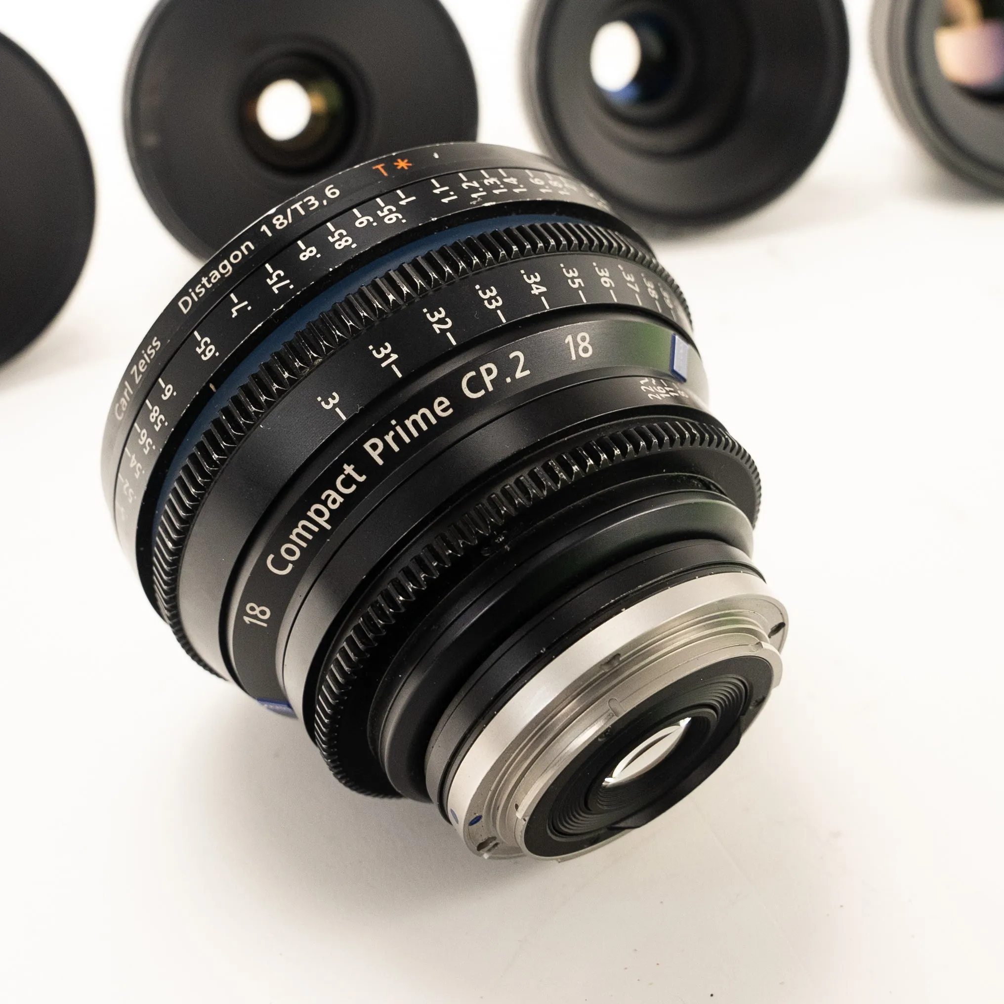 ZEISS CP.2 Lens Set 18mm 25mm 35mm 50mm 85mm Lens Set with EF mount   Case 3